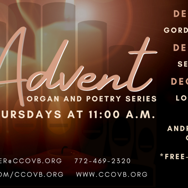 Advent Organ and Poetry Series