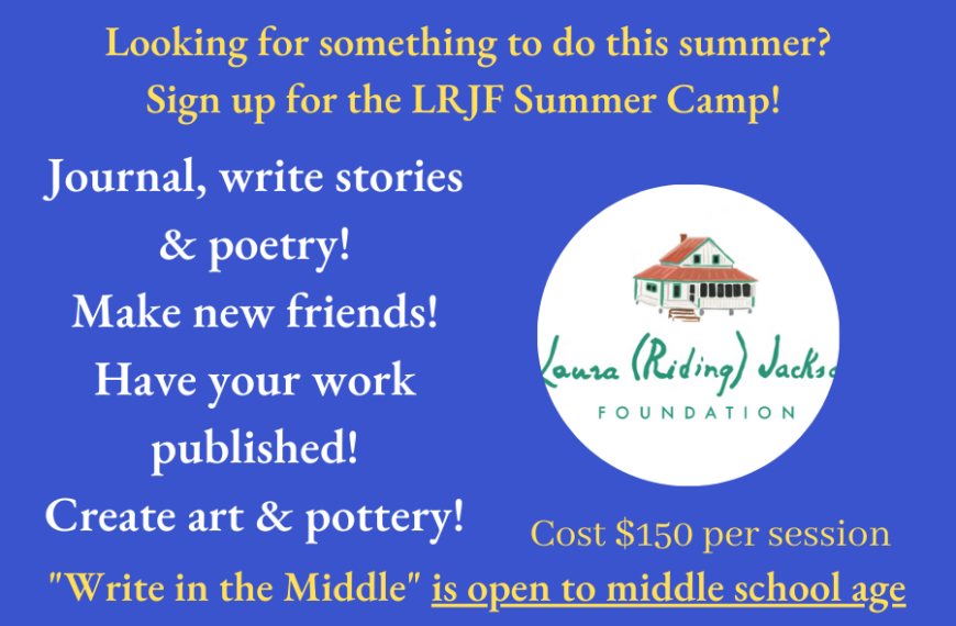 “Write in the Middle” Summer Camp 2022 is open for registration!