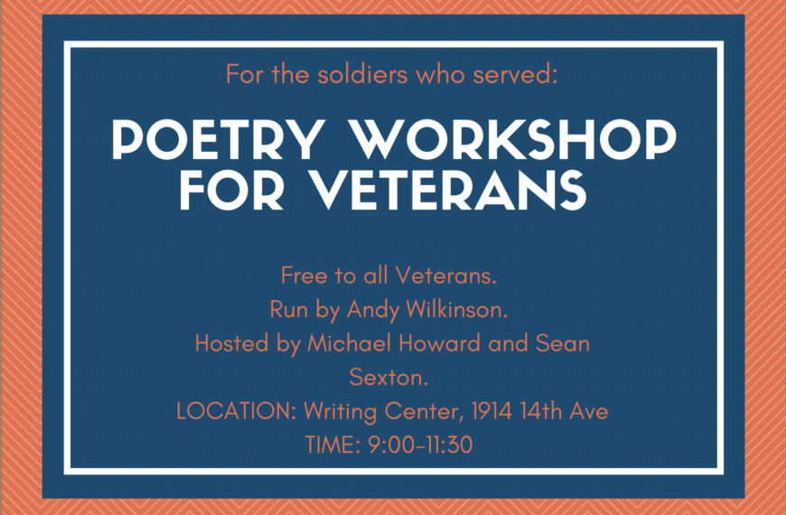 Veteran Poetry Workshop