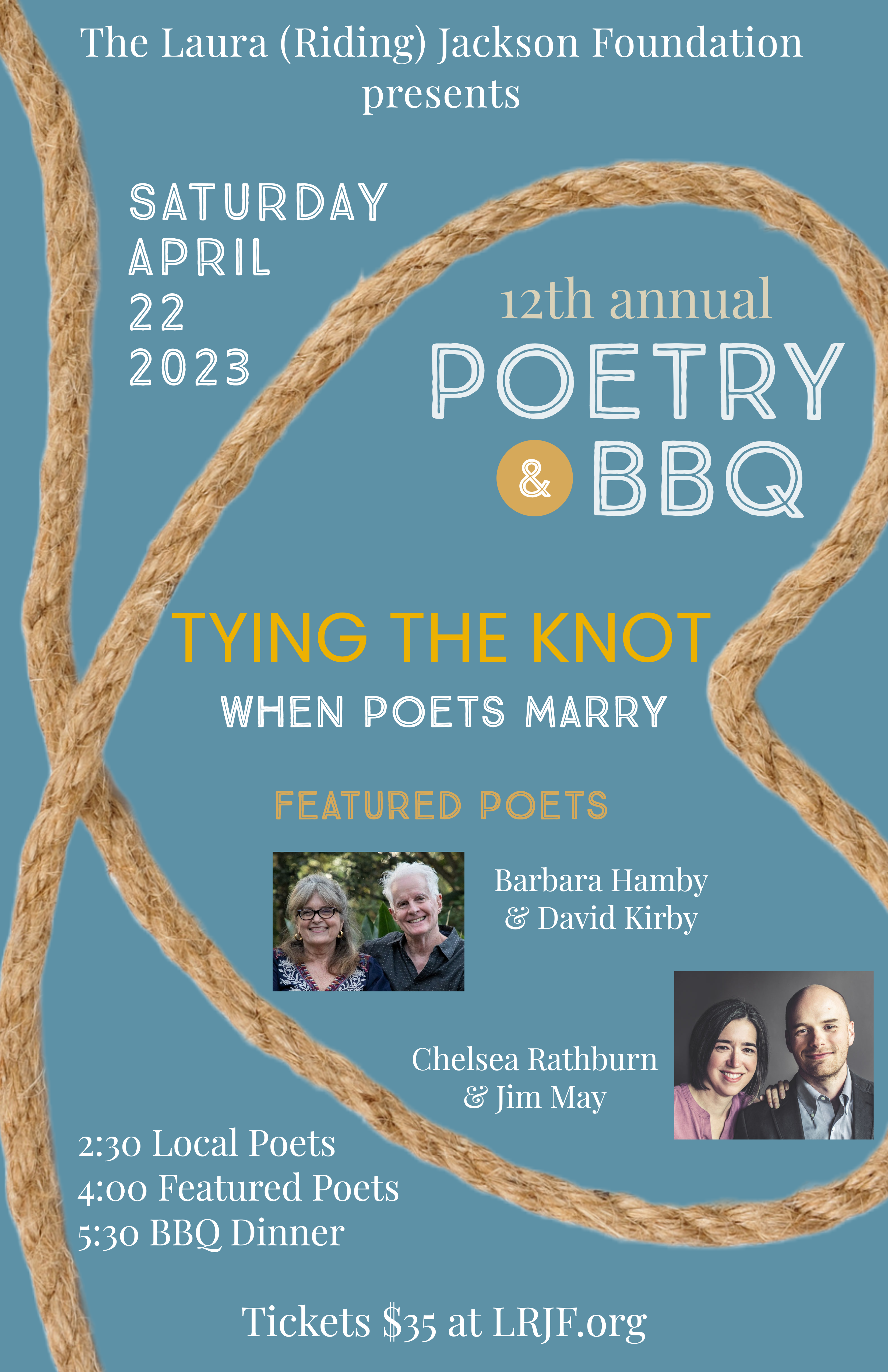 Tickets Now Available for Our 12th Annual Poetry & BBQ