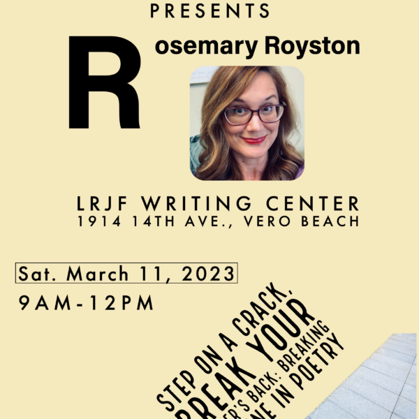 Adult Writers Workshop – SATURDAY 3/11